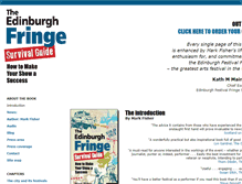 Tablet Screenshot of edinburghfringesurvivalguide.com